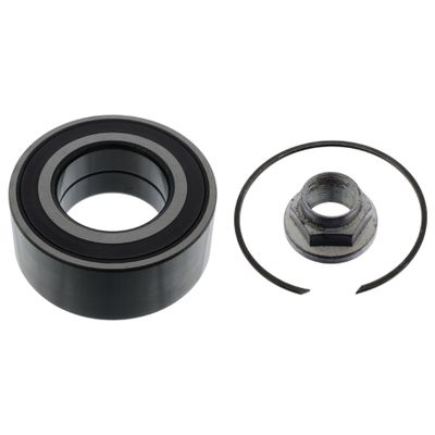 Wiellager met ABS - impulsring, asmoer en borgring 100177