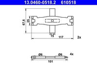 Accessoireset, schijfremblok 13046005182