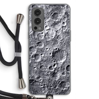 Maanlandschap: OnePlus Nord 2 5G Transparant Hoesje met koord