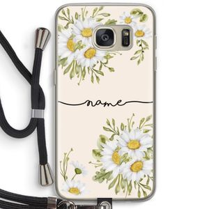 Daisies: Samsung Galaxy S7 Transparant Hoesje met koord
