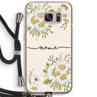 Daisies: Samsung Galaxy S7 Transparant Hoesje met koord