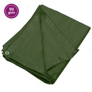 Dekzeil 90 g/m 3x5 m HDPE groen