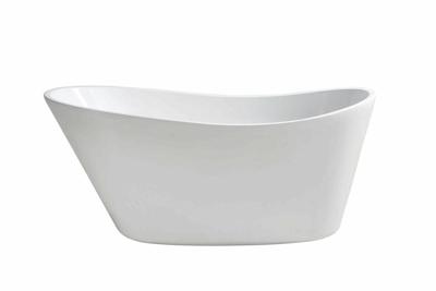 Wiesbaden Trapeze vrijstaand acryl ligbad 150 x 72 wit