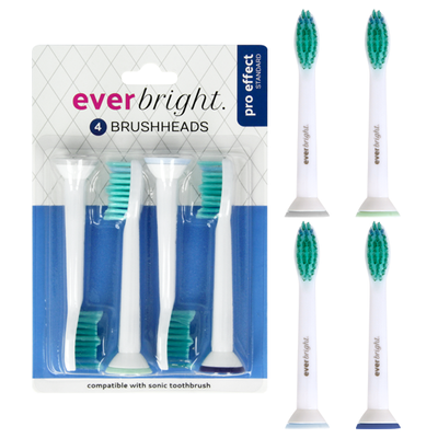 Everbright Pro Effect Standard Sonic opzetborstels - 4 stuks