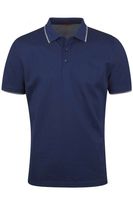 Stenströms Fitted Body Polo shirt donkerblauw, Effen - thumbnail