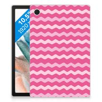 Samsung Galaxy Tab A8 2021/2022 Hippe Hoes Waves Pink - thumbnail