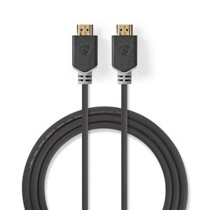 Nedis CVBW34050AT20 HDMI kabel 2 m HDMI Type A (Standaard) Antraciet