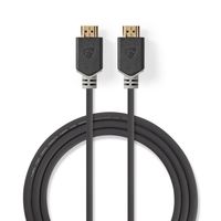 Nedis CVBW34050AT20 HDMI kabel 2 m HDMI Type A (Standaard) Antraciet - thumbnail