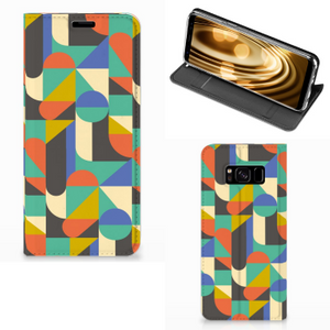 Samsung Galaxy S8 Hoesje met Magneet Funky Retro