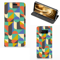 Samsung Galaxy S8 Hoesje met Magneet Funky Retro