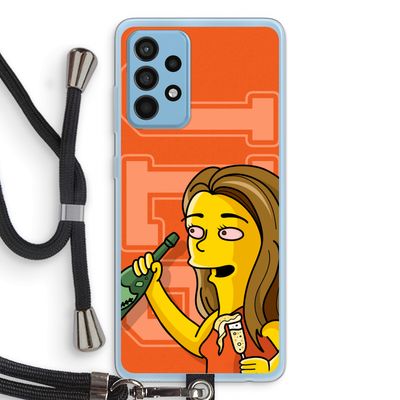 Jamie Lee Simpson: Samsung Galaxy A52 Transparant Hoesje met koord