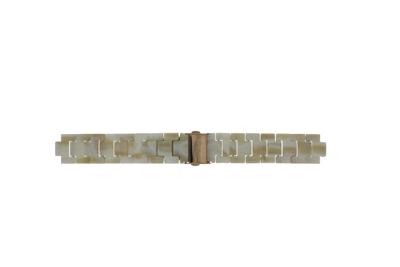 Horlogeband Fossil ES3579 Kunststof/Plastic Wit 18mm