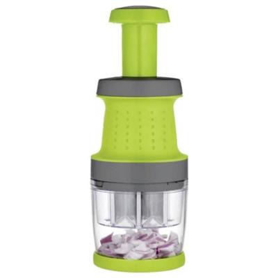 Qdesign 190-032 Handmatige groentesnijder, groen/grijs