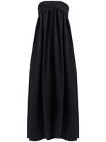 Proenza Schouler robe longue en crêpe - Noir - thumbnail