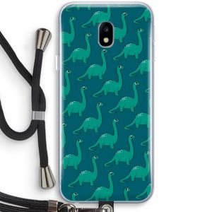 Diplodocus: Samsung Galaxy J3 (2017) Transparant Hoesje met koord