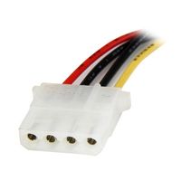 StarTech.com 30 cm SATA-naar-Molex LP4-voedingskabeladapter F/M - thumbnail