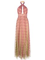 Elie Saab Avondjurk met halternek - Bruin - thumbnail