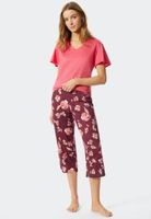 Schiesser Schiesser Pyjama 3/4, korte mouw plum 176982 36/S - thumbnail