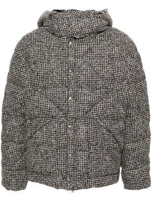 Lardini veste matelassée à carreaux - Noir