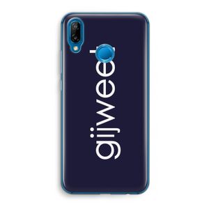 Gijweet: Huawei P20 Lite Transparant Hoesje