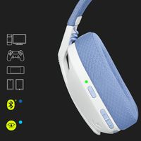 Logitech G435 LIGHTSPEED Over Ear headset Gamen Bluetooth Stereo Wit Volumebegrenzing - thumbnail