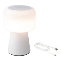 Ledtafellamp Lumineo 894417 Wit Herlaadbaar