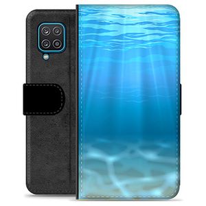 Samsung Galaxy A12 Premium Wallet Hoesje - Zee