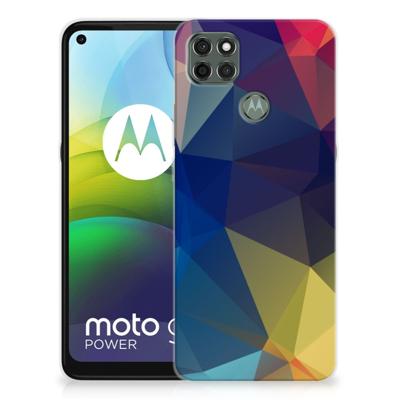 Motorola Moto G9 Power | TPU Hoesje | Polygon Dark