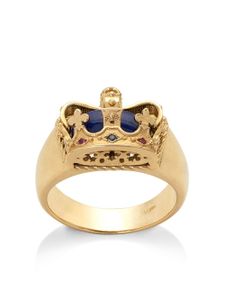 Dolce & Gabbana bague en or 18ct à design de couronne