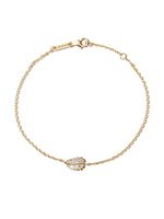 Anita Ko bracelet Palm Leaf en or 18ct orné de diamants - thumbnail