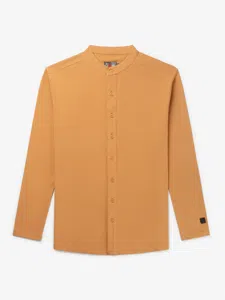 AB Lifestyle Button Up Overhemd Heren Oranje - Maat XS - Kleur: Oranje | Soccerfanshop