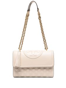 Tory Burch sac porté épaule Fleming - Tons neutres