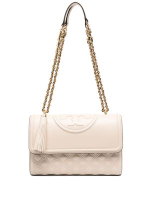 Tory Burch sac porté épaule Fleming - Tons neutres