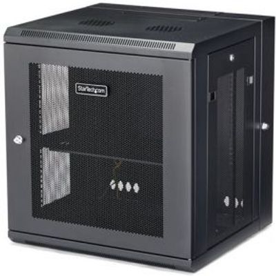 StarTech.com RK12WALHM Wall mounted rack 90kg Zwart rack