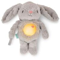INGENUITY Baby Nachtlampje, Konijn Knuffel, Sylvie Pluche, Reageert op Baby's Huilen, Muzikaal, Lichtgevend, Witte Ruis en Speenclip