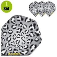 Designa Luipaard Dartflights - Grijs