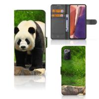 Samsung Galaxy Note 20 | Telefoonhoesje | Met pasjeshouder | Panda