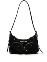 Bimba y Lola sac porté épaule à ornements en cristal Swarovski - Noir