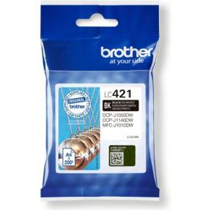 Brother LC-421BK inktcartridge 1 stuk(s) Origineel Zwart