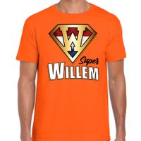 Super Willem t-shirt oranje voor heren - Koningsdag shirts 2XL  - - thumbnail