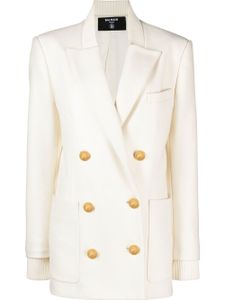 Balmain manteau à boutonnière croisée - Tons neutres