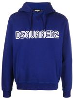 DSQUARED2 hoodie à logo imprimé - Bleu