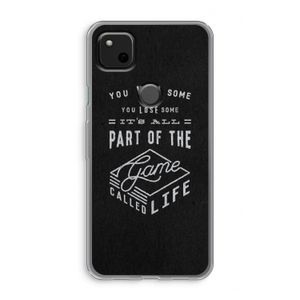 Life: Google Pixel 4a Transparant Hoesje