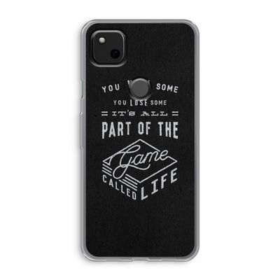 Life: Google Pixel 4a Transparant Hoesje