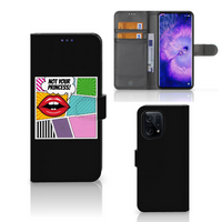 OPPO Find X5 Wallet Case met Pasjes Popart Princess