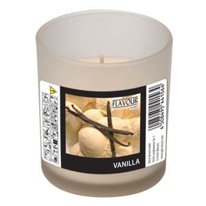 Conpax Candles Geurkaars - in glas - Vanille aroma - 8 branduren - 7 x 8 cm