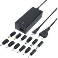 Deltaco SMP-90W12 netvoeding & inverter Binnen 90 W Zwart