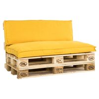 Unique Living Palletkussenset Luana Goudgeel - 2 delig