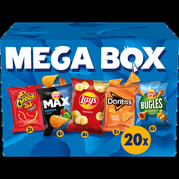 Lay&apos;s Mega Box Multipack Chips 20 Stuks bij Jumbo