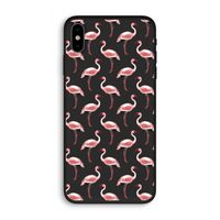 Flamingoprint groen: iPhone X Biologisch afbreekbaar hoesje